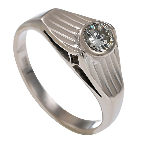 Brillantring, 18K, Weißgold, 0,35ct