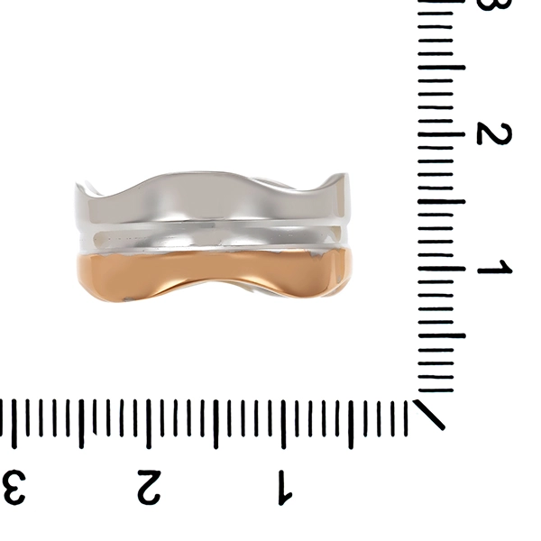 Ring, 14K, Rot-/Weißgold