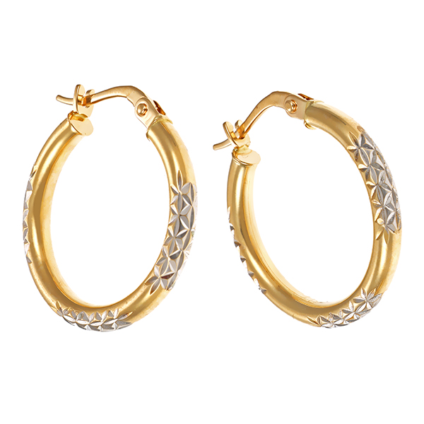 Creolen, 14K, Gelbgold