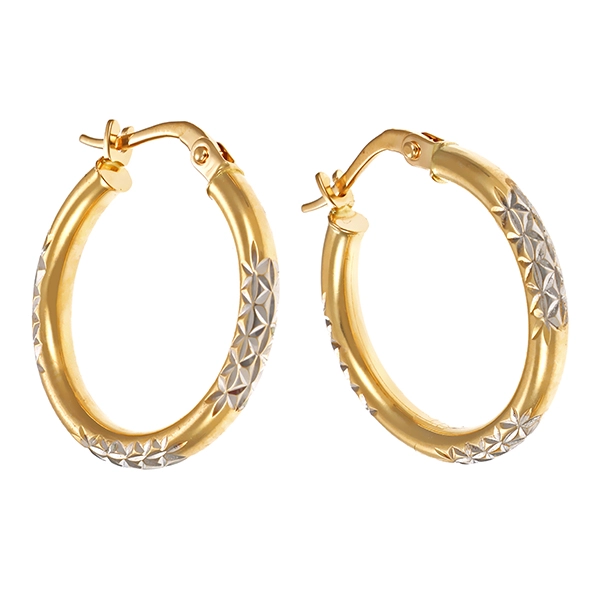 Creolen, 14K, Gelbgold