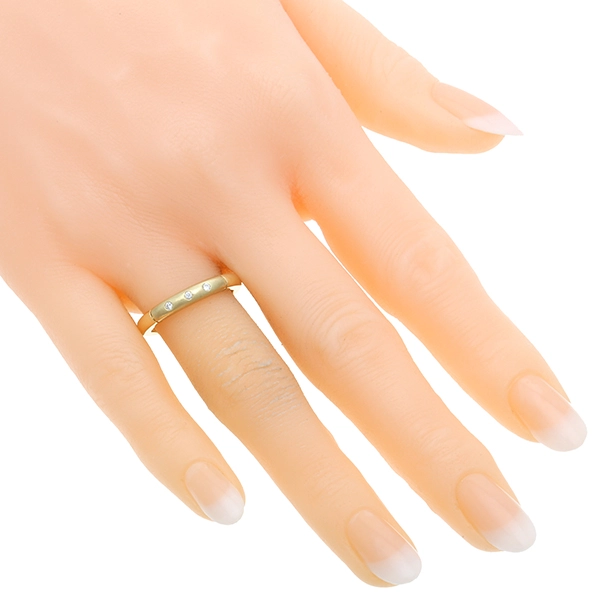 Diamantring, 14K, Gelbgold, Brillanten