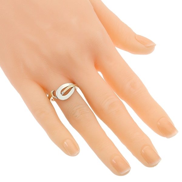 Ring, 14K, Gelb-/Weißgold