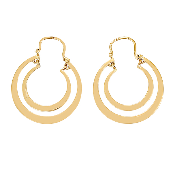 Creolen, 14K, Gelbgold