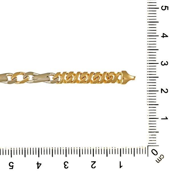 Armband, 14K, Gelb-/Weißgold