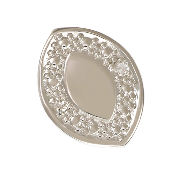 Anhänger, 8K, Weißgold, Diamanten