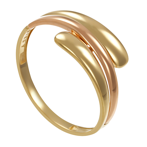 Ring, 14K, Rotgold, Gelbgold