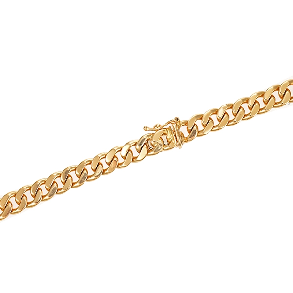Collier, 14K, Gelbgold, Brillant, Saphir