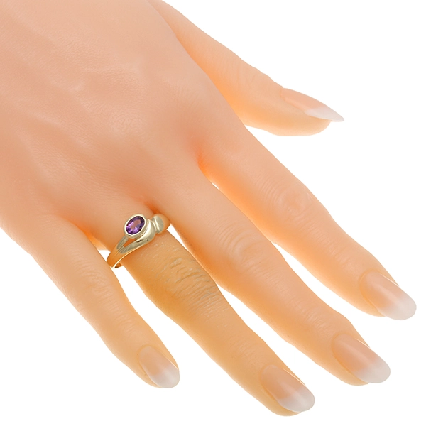 Ring, 8K, Gelbgold, Amethyst