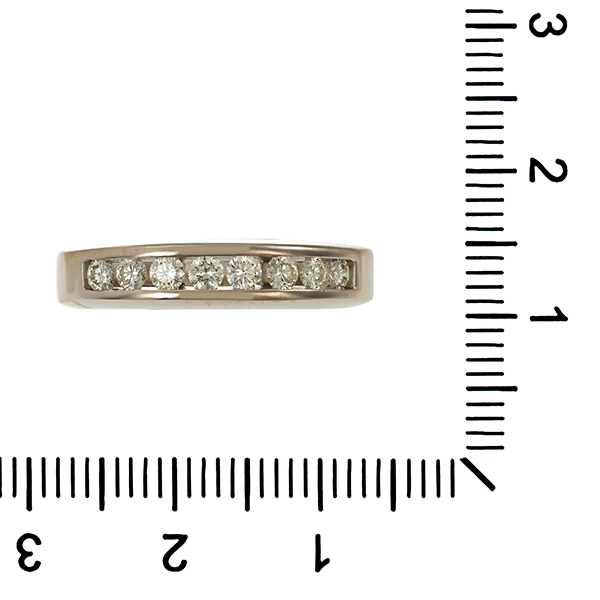 Diamantring, 14K, Weißgold, Brillanten