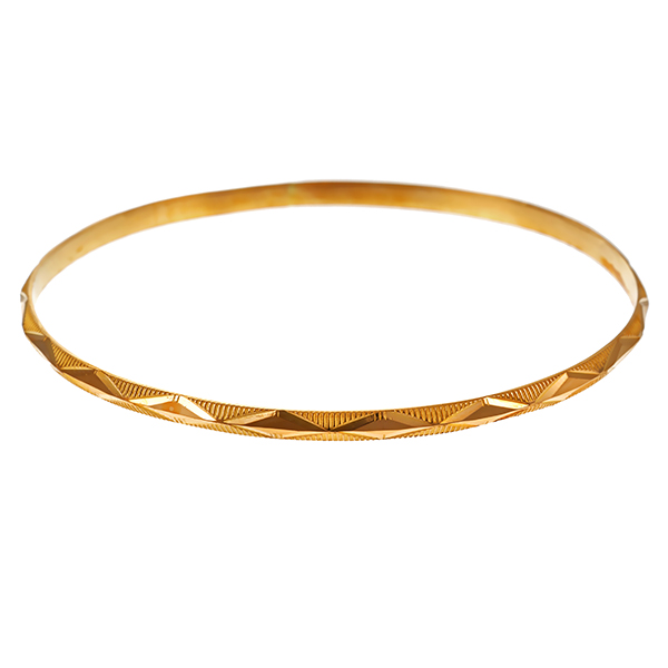 Armreif, 22K, Gelbgold