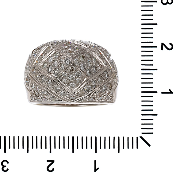 Goldring, 18K, Gelbgold, Brillanten