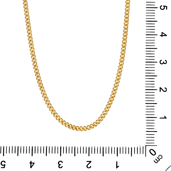 Collierkette, 8K, Gelbgold, Panzer-