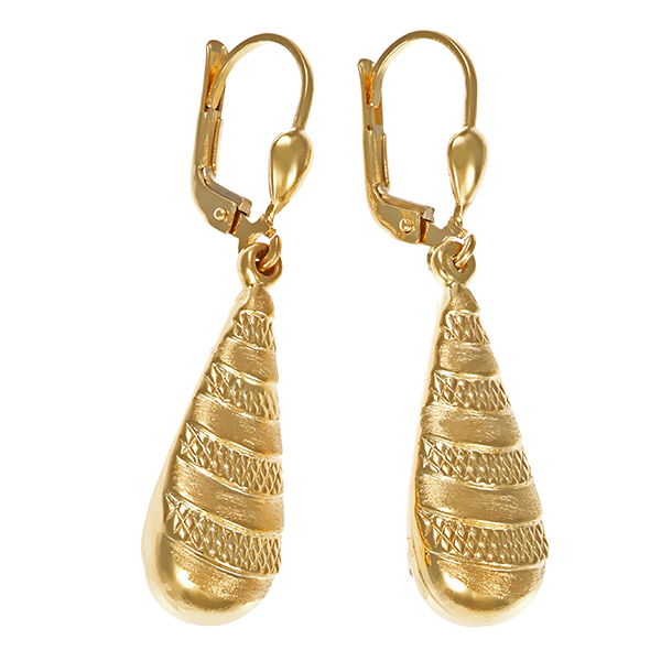 Ohrhänger, 14K, Gelbgold