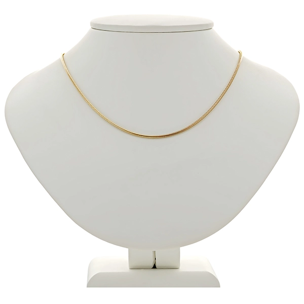Collierkette, 14K, Gelbgold, Schlangen-