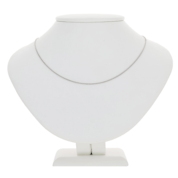 Collierkette, 14K, Weißgold