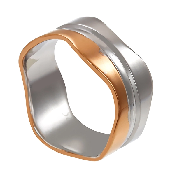 Ring, 14K, Rot-/Weißgold