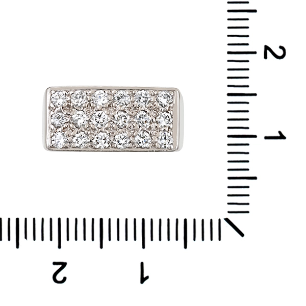 Diamantring, 18K, Weißgold, Brillanten 0,54 ct
