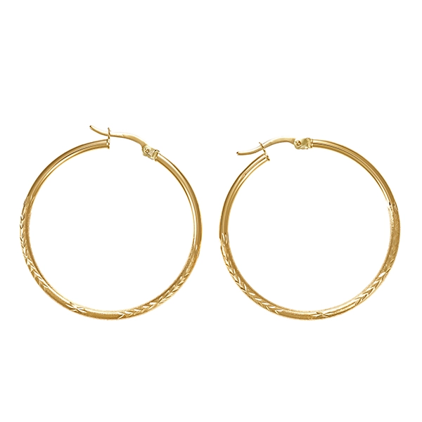 Creolen, 14K, Gelbgold