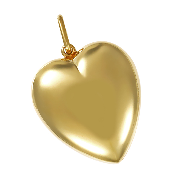 Anhänger, 14K, Gelbgold, Herz