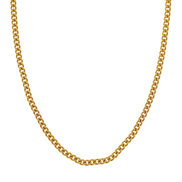 Collierkette, 14K, Gelbgold, Panzer-