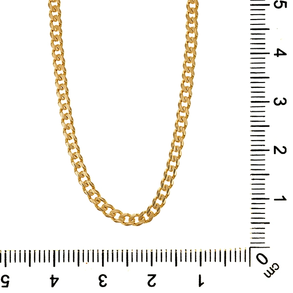 Kette, 14K, Gelbgold, Panzer