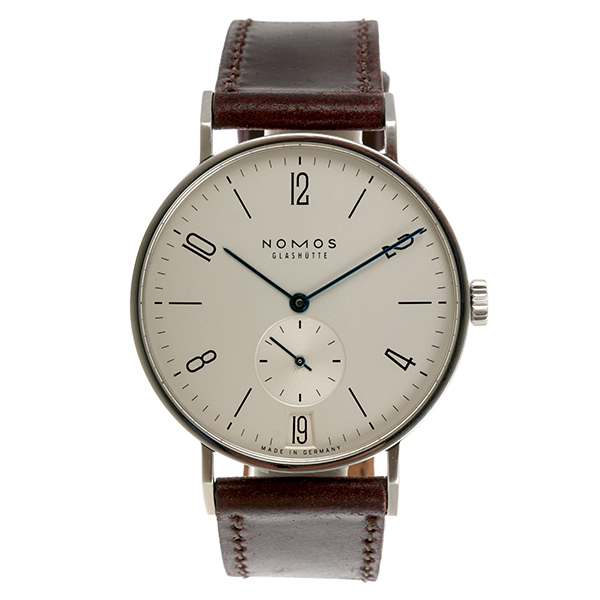 Herrenuhr Nomos 'Tangente 38 Datum' Handaufzug
