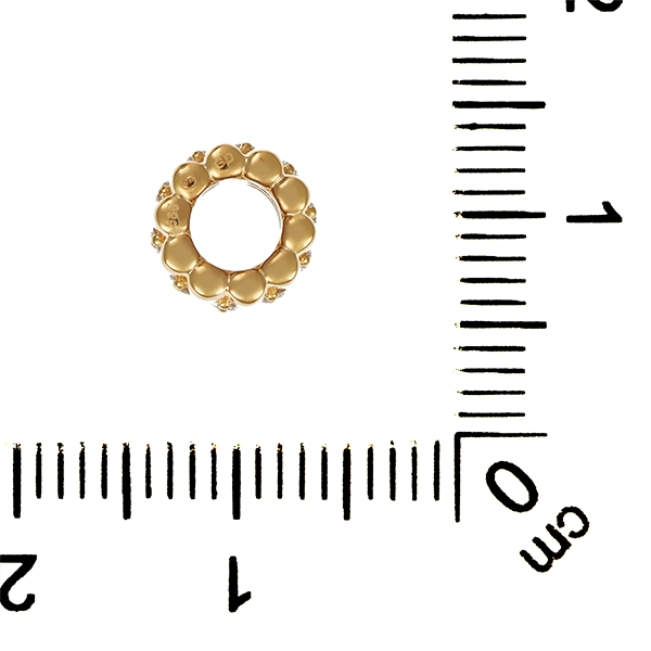 Anhänger, 14K, Gelbgold, 10Brillanten