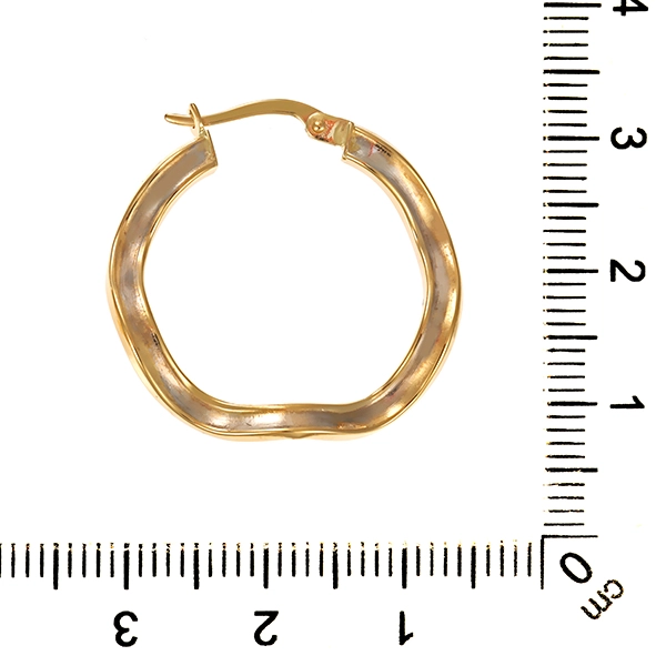 Creolen, 14K, Gelbgold