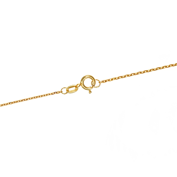 Collier, 14K, Gelbgold, Zirkonia