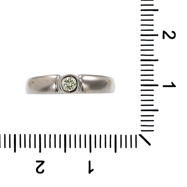 Brillantring, 14K, Weißgold