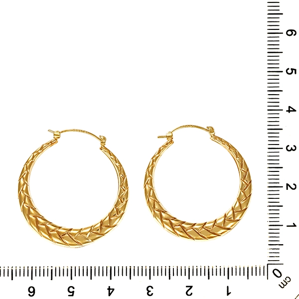 Creolen, 8K, Gelbgold