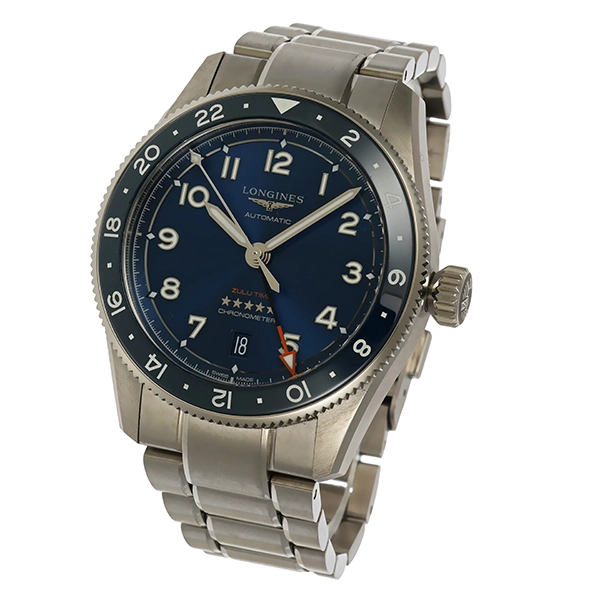 Herrenuhr, Longines, 'Spirit Zulu Time', Automatik