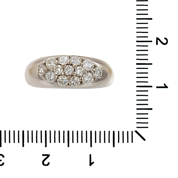 Diamantring, 18K, Gelbgold, Brillanten 0,91 ct