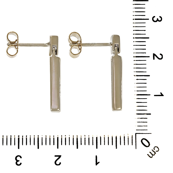 Steckhänger, 14K, Weißgold, Brillanten
