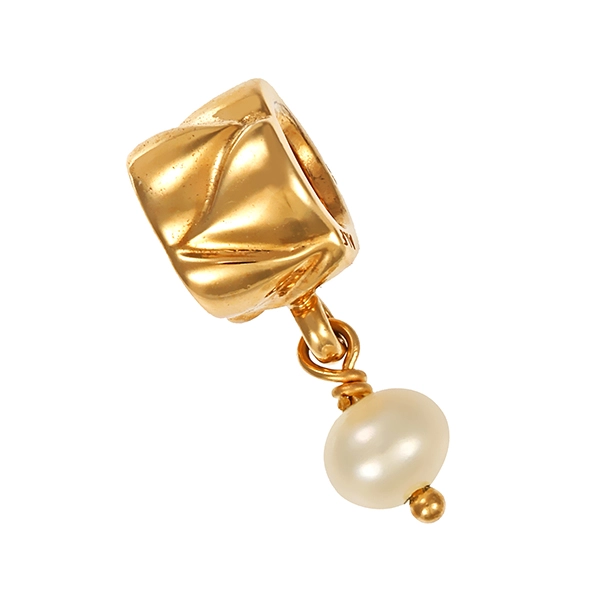 Anhänger, 14K, Gelbgold, Perle, Pandora