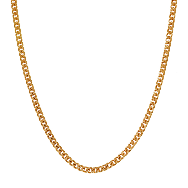 Collierkette, 18K, Gelbgold, Panzer-