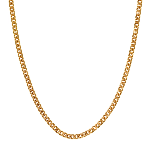 Collierkette, 18K, Gelbgold, Panzer-