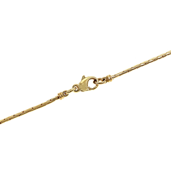 Collier, 18K, Gelb-/Weißgold, Brillant