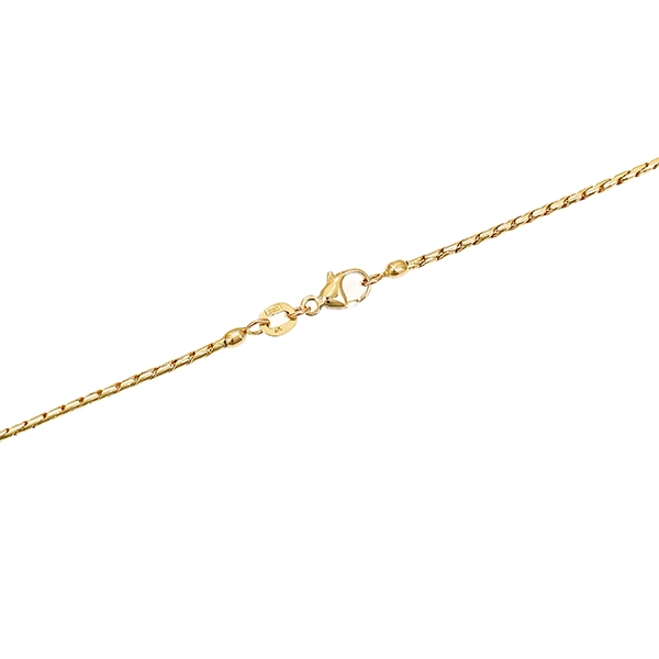 Collier, 14K, Gelbgold, Brillanten 0,20 ct