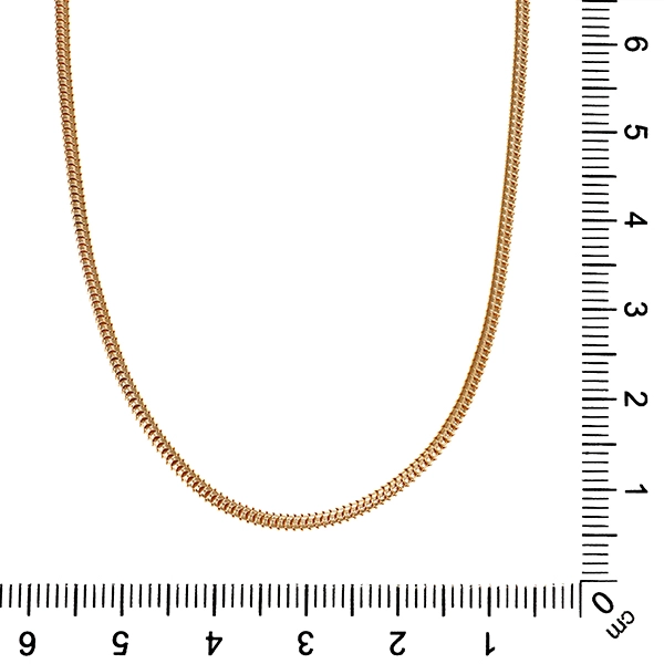 Kette, 14K, Gelbgold, Schlange