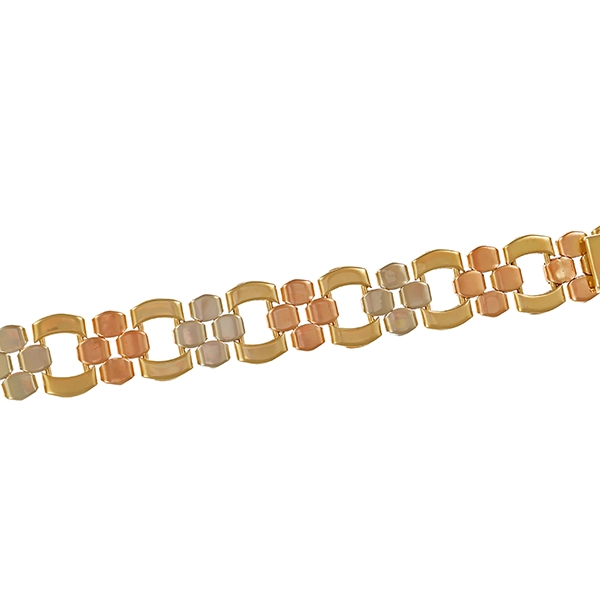 Armband, 14K, Rot-/Gelb-/Weißgold