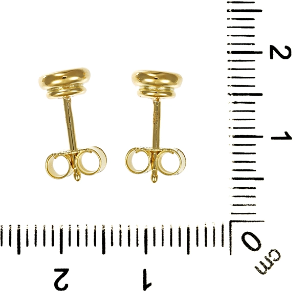Ohrstecker, 14K, Gelbgold, Brillanten