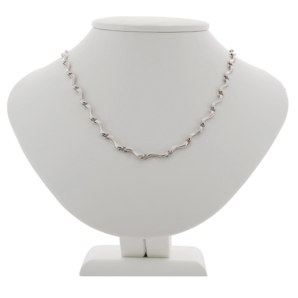 Collier, 14K, Weißgold