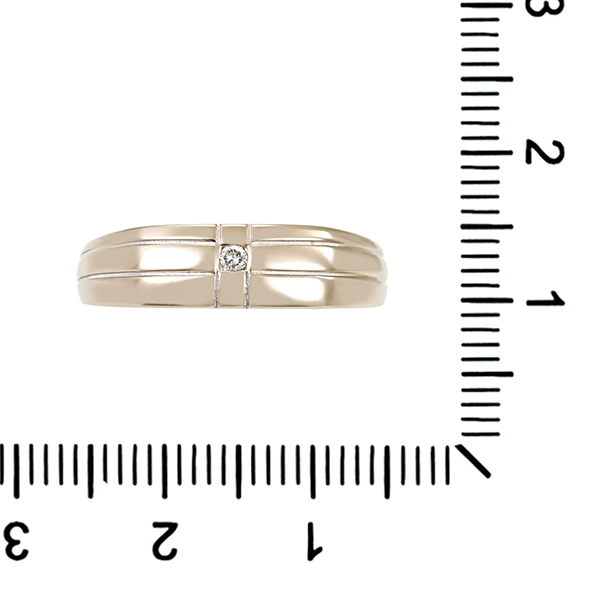 Diamantring, 14K, Weißgold, Brillant