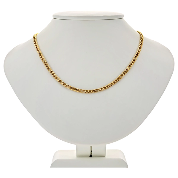 Kette, 18K, Gelbgold, Figaro