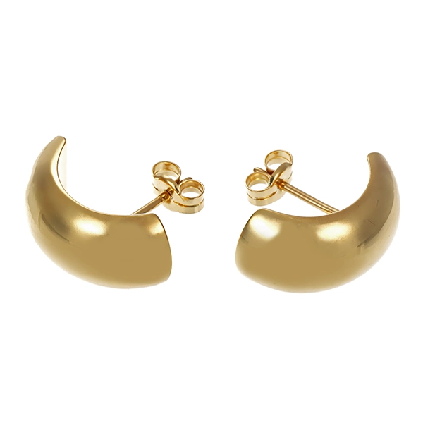 Steckcreolen, 9K, Gelbgold