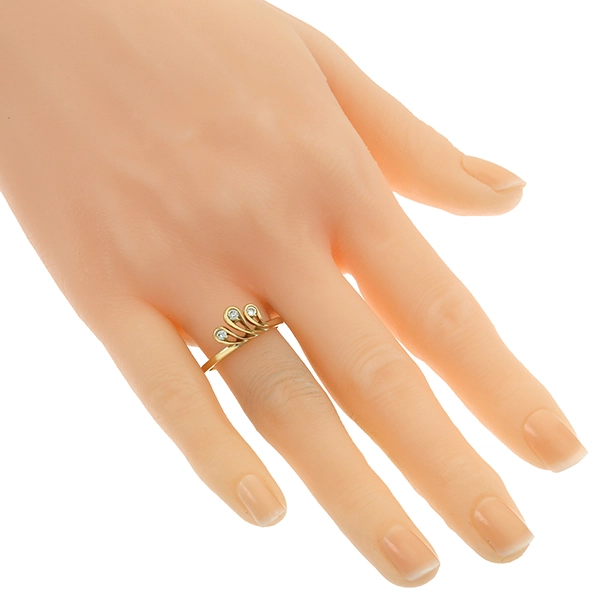 Ring, 18K, Gelbgold, Brillanten