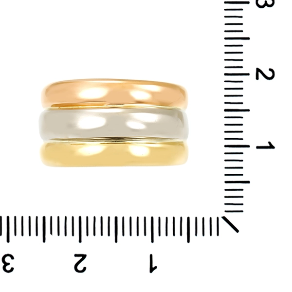 Ring, 18K, Rot-/Gelb-/Weißgold